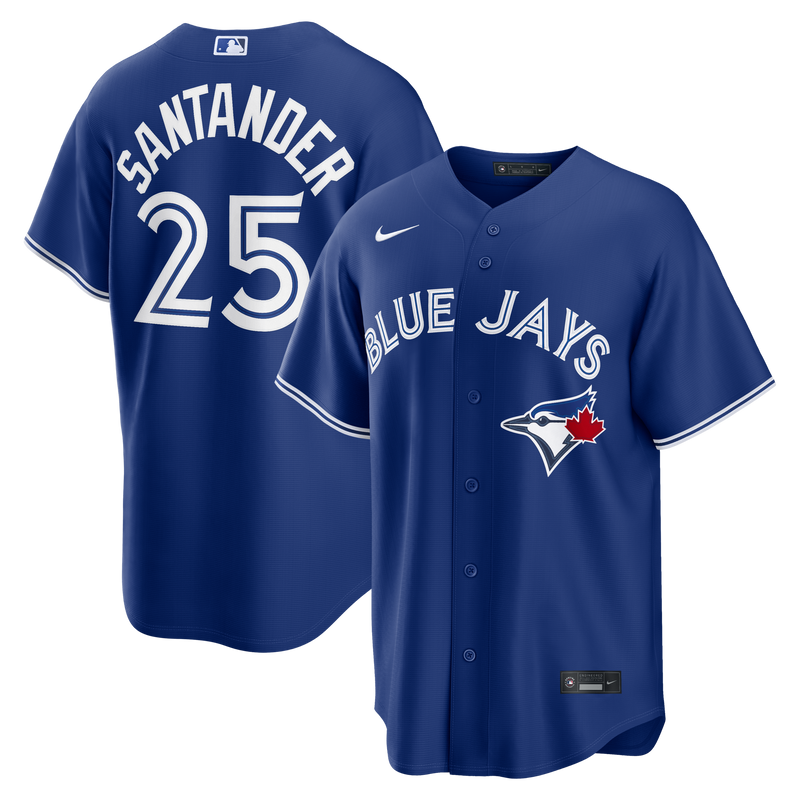Toronto Blue Jays Anthony Santander Royal jersey – view 1
