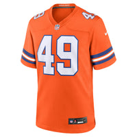 Denver Broncos Alex Singleton Orange jersey – view 3