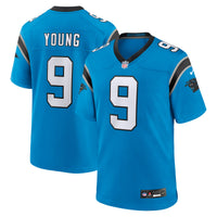 Carolina Panthers Bryce Young Blue jersey – view 2