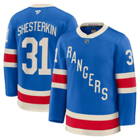 New York Rangers Igor Shesterkin Blue jersey – view 1