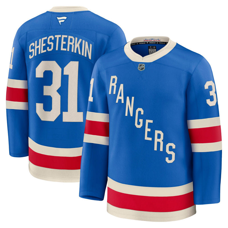 New York Rangers Igor Shesterkin Blue jersey – view 1