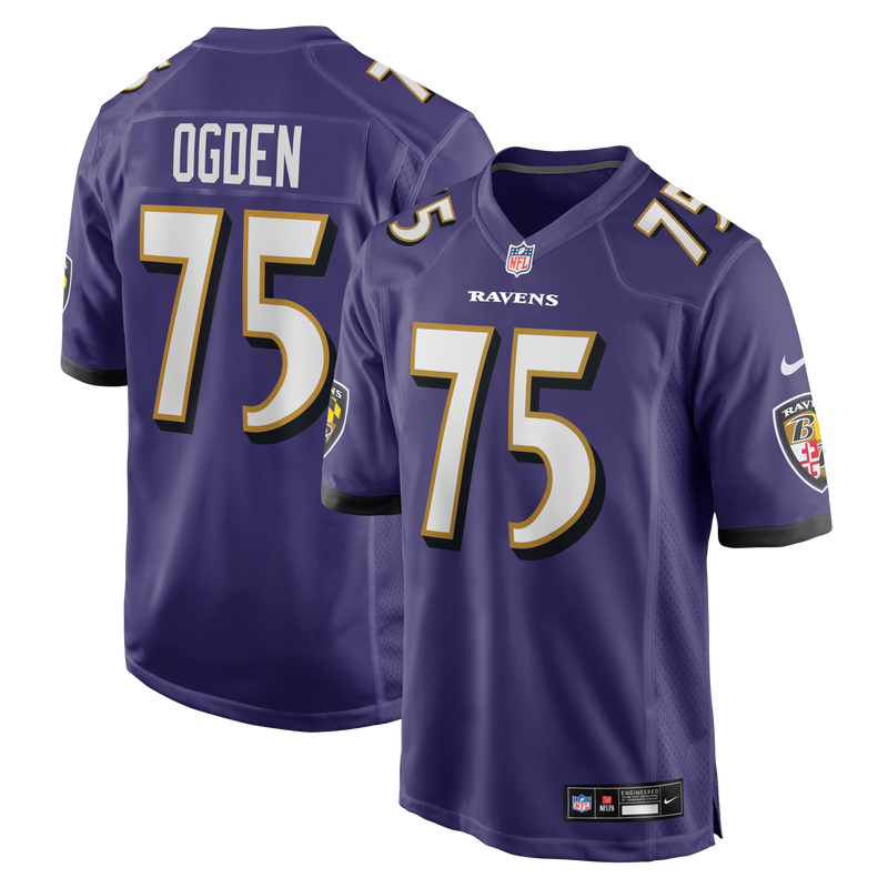 Baltimore Ravens Jonathan Ogden Purple jersey – view 1