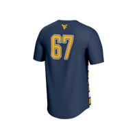 West Virginia Mountaineers Lightweight Navy jersey – view 4