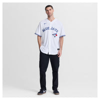Toronto Blue Jays Nathan Lukes White jersey – view 5