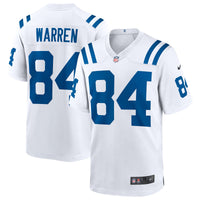 Indianapolis Colts Tyler Warren White jersey – view 2