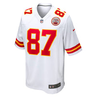 Kansas City Chiefs Travis Kelce White jersey – view 3