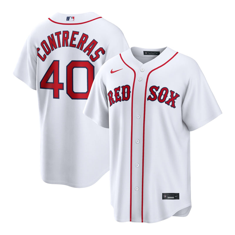 Boston Red Sox Willson Contreras White jersey – view 1