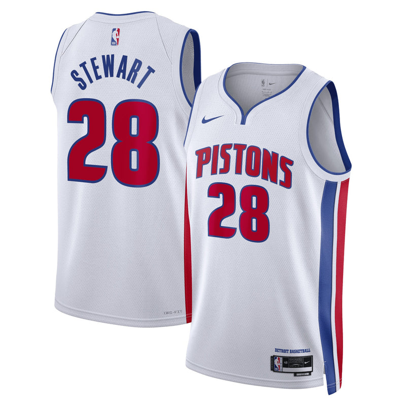 Detroit Pistons White jersey – view 1