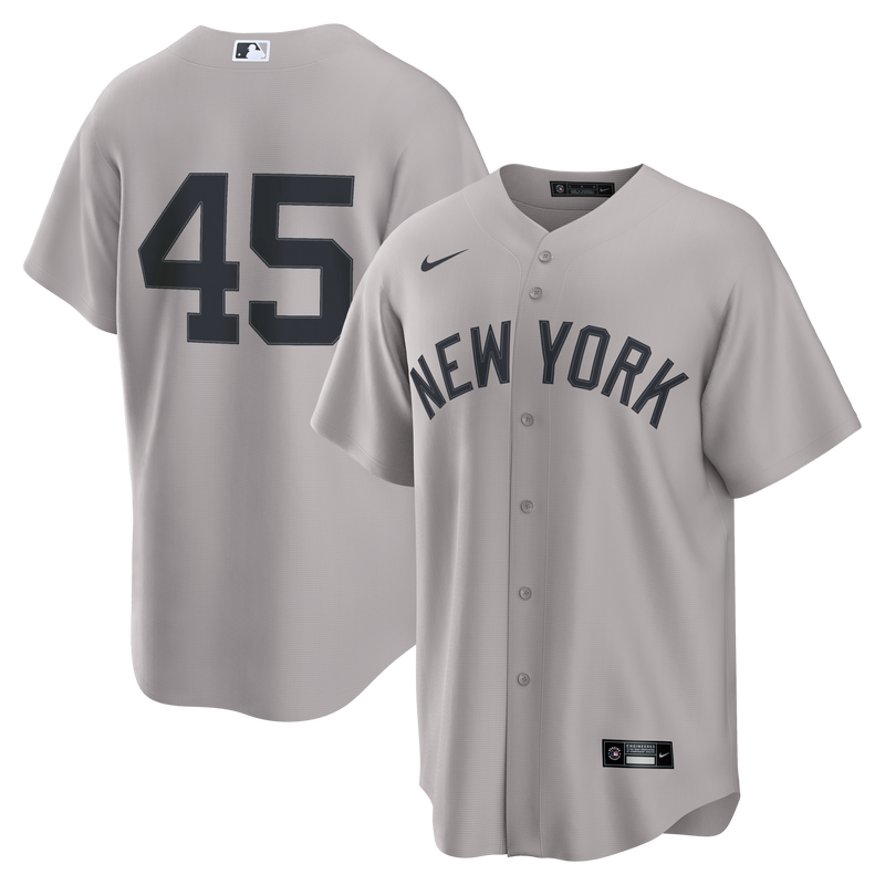 New York Yankees Gerrit Cole Gray jersey – view 1
