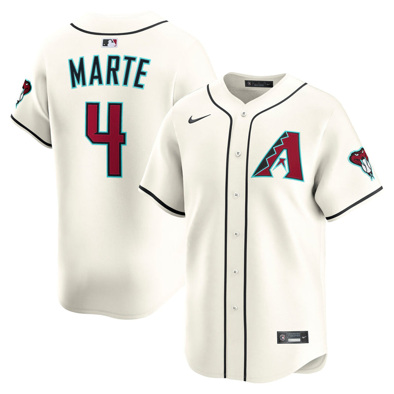 Arizona Diamondbacks Ketel Marte Cream jersey – view 1