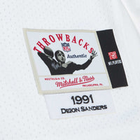 Atlanta Falcons Deion Sanders White jersey – view 6