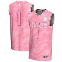 North Carolina A&T Aggies Pink jersey – view 1