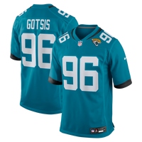 Jacksonville Jaguars Adam Gotsis Teal jersey – view 1