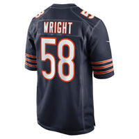 Chicago Bears Darnell Wright Navy jersey – view 4