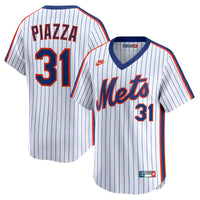 New York Mets Mike Piazza White jersey – view 2