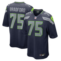 Seattle Seahawks Anthony Bradford Navy jersey – view 2