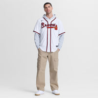Atlanta Braves Lane Thomas White jersey – view 3