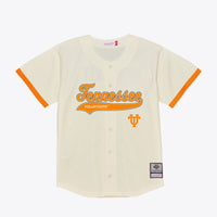 Tennessee Volunteers Mesh Button-Up Cream jersey – view 1