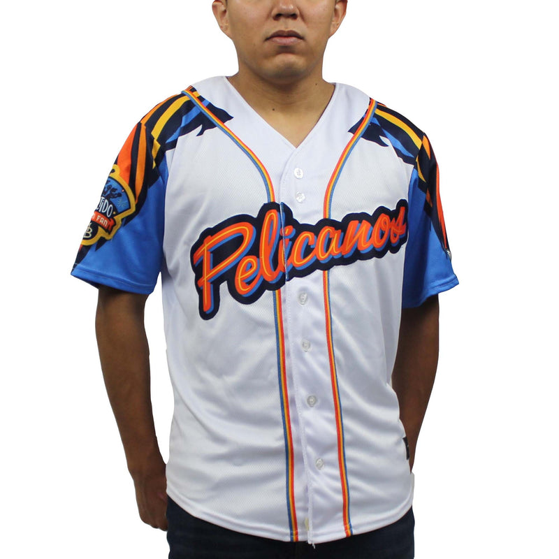Myrtle Beach Pelicans White jersey – view 1