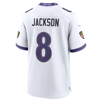 Baltimore Ravens Lamar Jackson White jersey – view 8