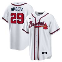 Atlanta Braves John Smoltz White jersey – view 1