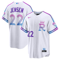 Kansas City Royals Carter Jensen White jersey – view 1