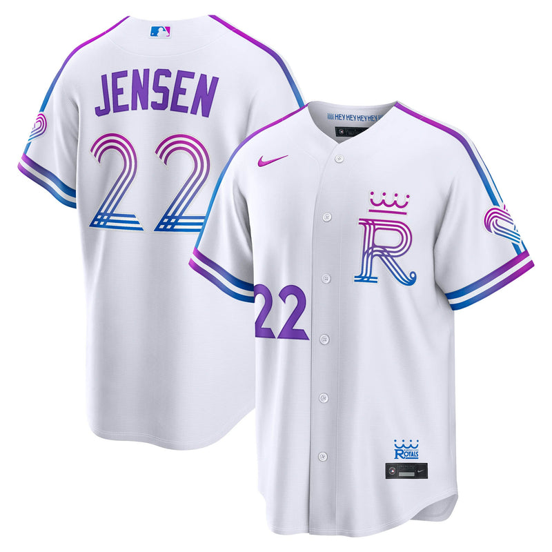Kansas City Royals Carter Jensen White jersey – view 1