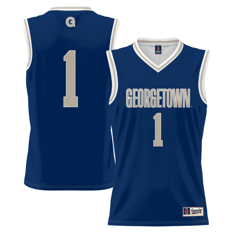 Georgetown Hoyas Navy jersey – view 1