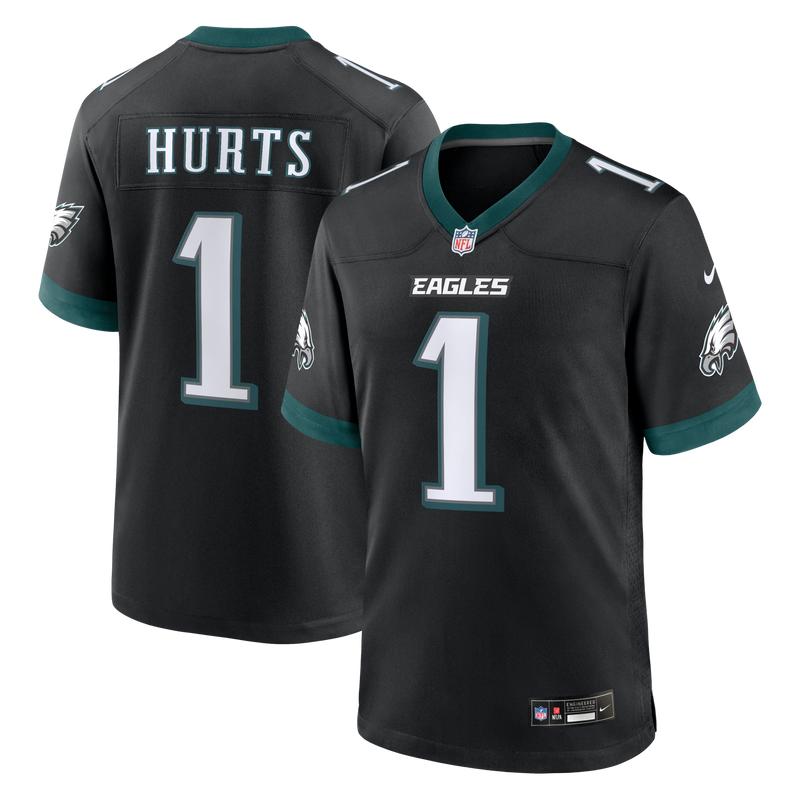 Philadelphia Eagles Jalen Hurts Black jersey – view 1