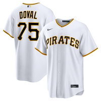 Pittsburgh Pirates Camilo Doval White jersey – view 2