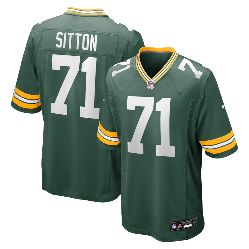 Green Bay Packers Josh Sitton Green jersey – view 1