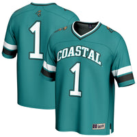 Coastal Carolina Chanticleers Lightweight Teal jersey – view 1