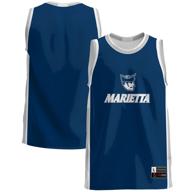 Marietta College Pioneers GameDay Greats Navy jersey – view 1