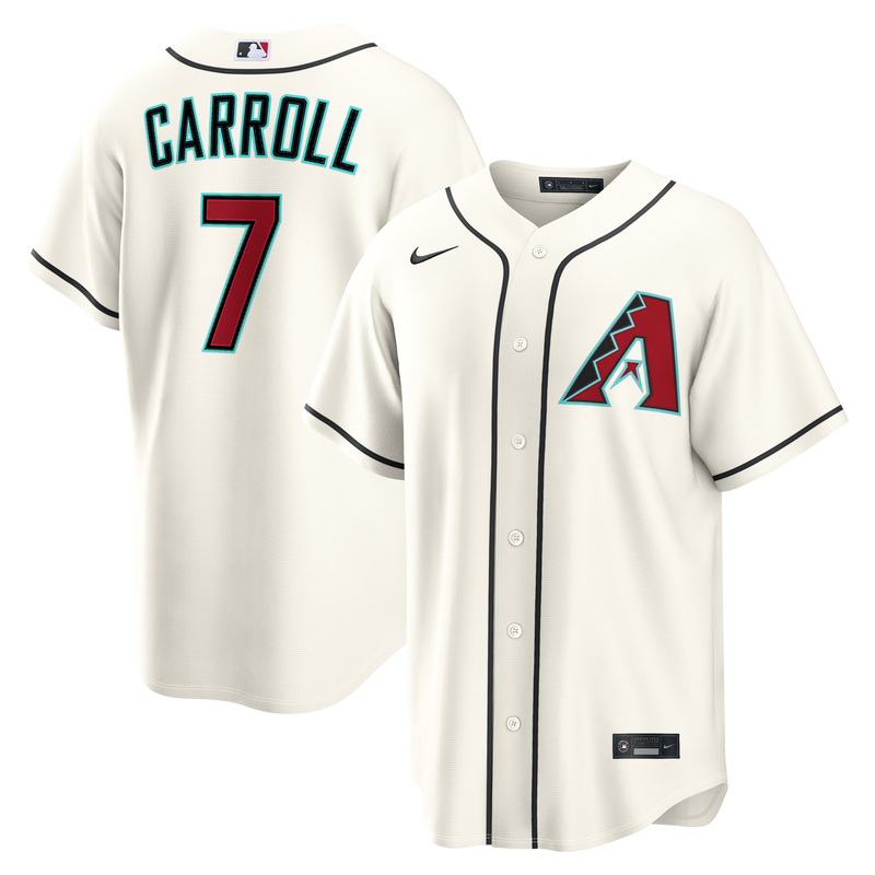 Arizona Diamondbacks Corbin Carroll Cream jersey – view 1