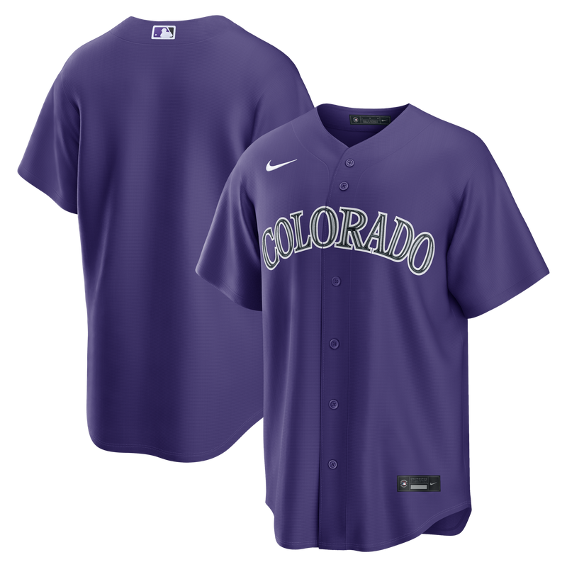 Colorado Rockies Purple jersey – view 1