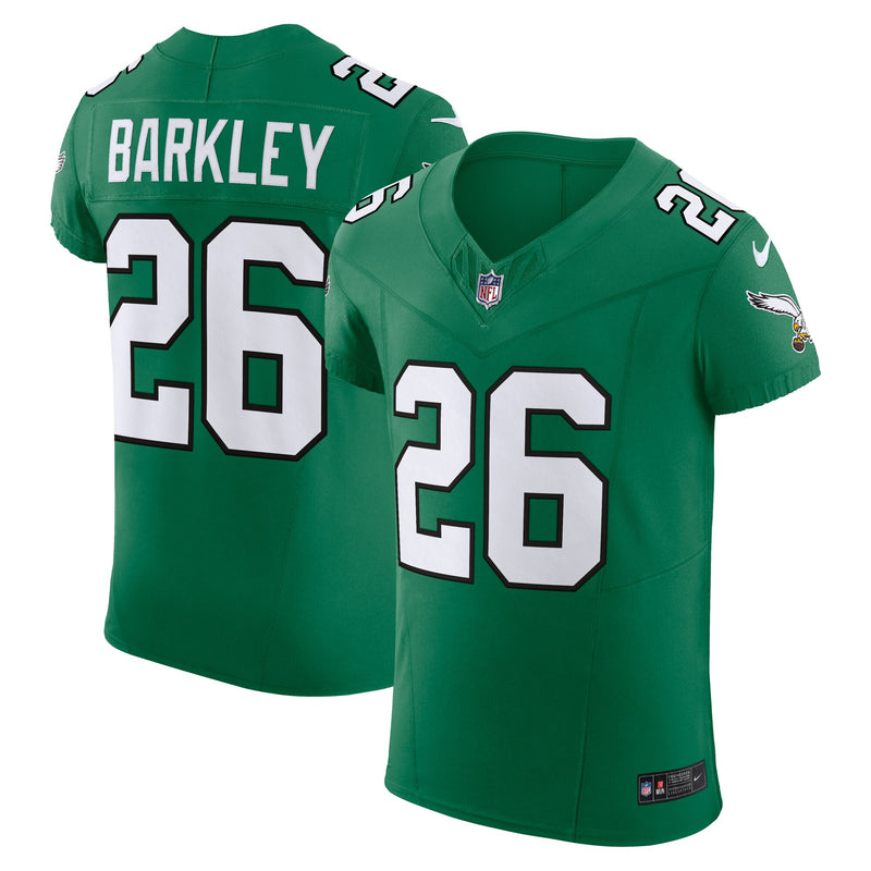 Philadelphia Eagles Saquon Barkley Green jersey – view 1