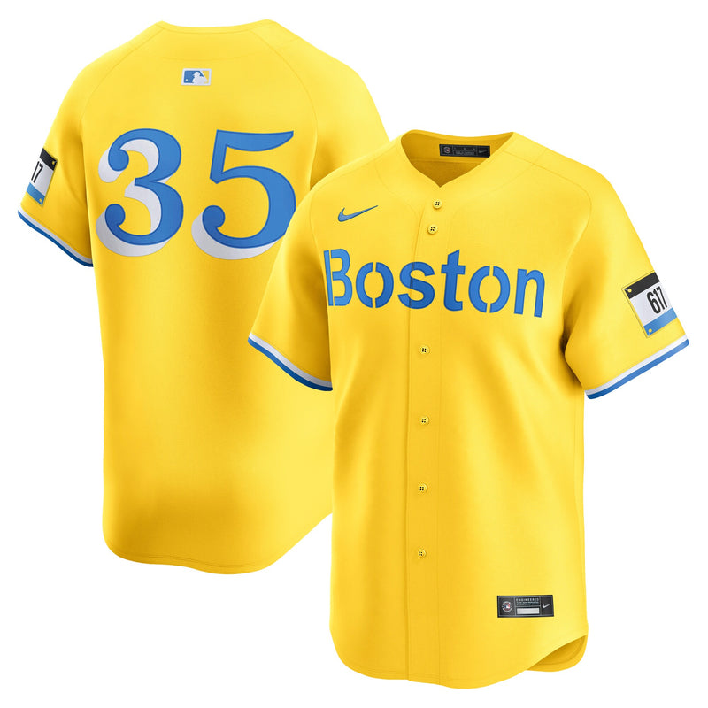Boston Red Sox Garrett Crochet Gold jersey – view 1