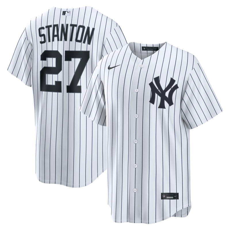 New York Yankees Giancarlo Stanton White jersey – view 1
