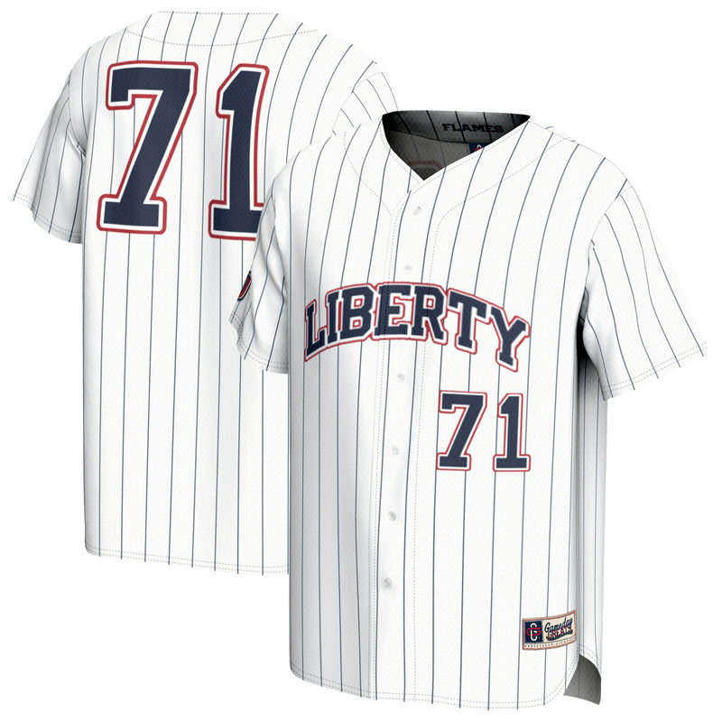 Liberty Flames Lightweight Collegiate White jersey – view 1