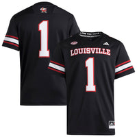 adidas Louisville Cardinals Black jersey – view 1