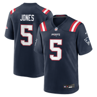 New England Patriots Dre'Mont Jones Navy jersey – view 2