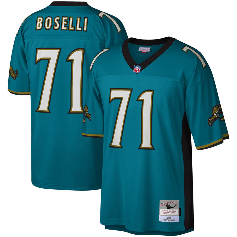 Jacksonville Jaguars Tony Boselli Teal jersey – view 1