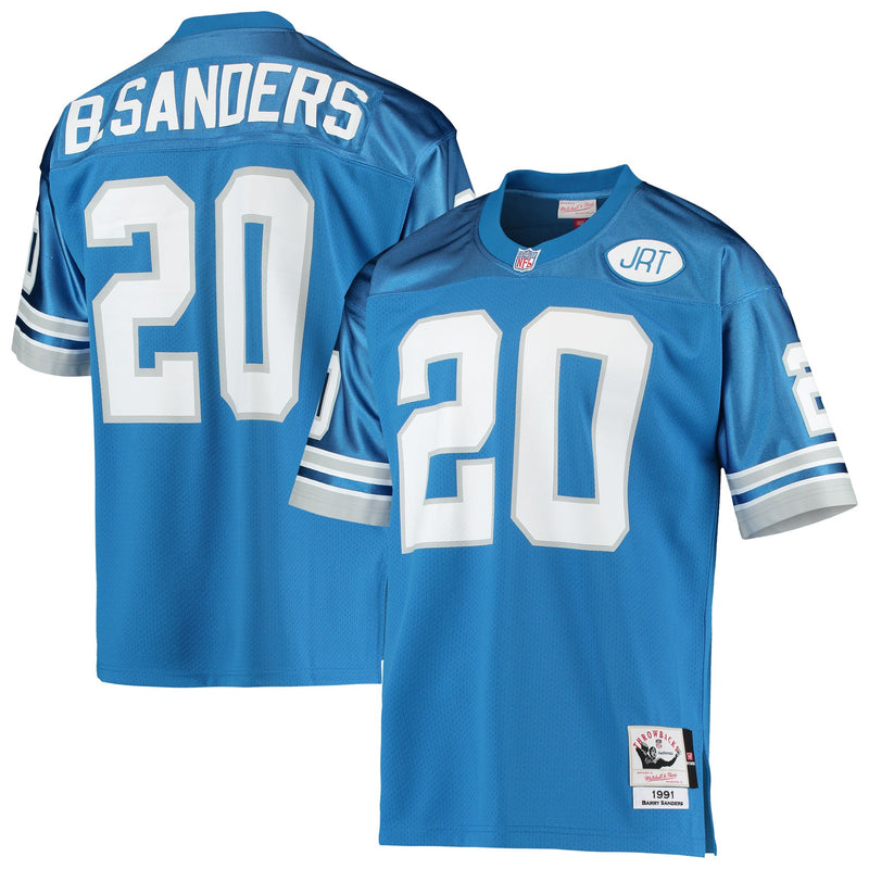 Detroit Lions Barry Sanders Blue jersey – view 1