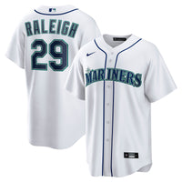 Seattle Mariners Cal Raleigh White jersey – view 1