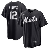 New York Mets Francisco Lindor Black jersey – view 4
