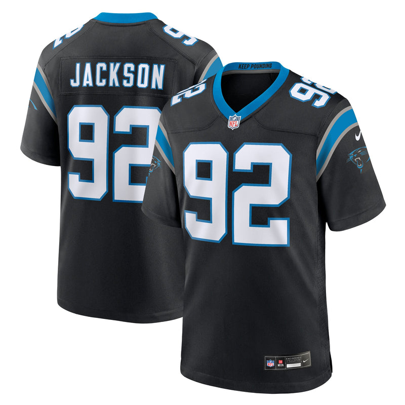 Carolina Panthers Cam Jackson Black jersey – view 1