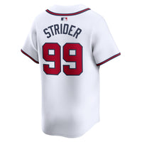 Atlanta Braves Spencer Strider White jersey – view 4