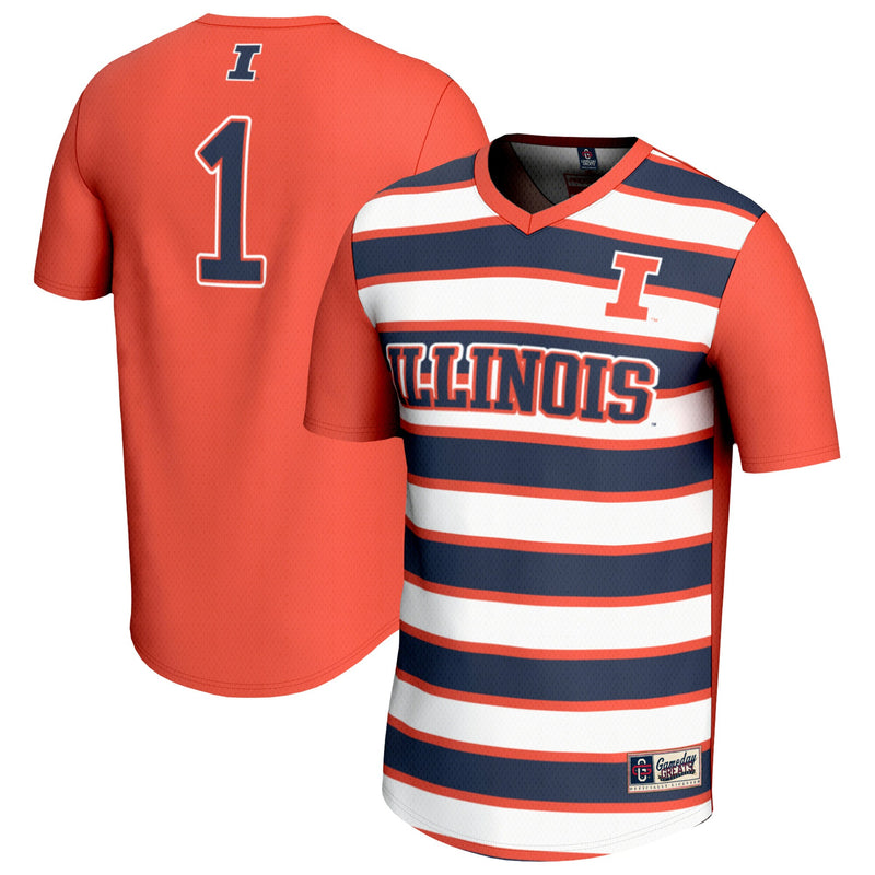 Illinois Fighting Illini Lightweight Orange jersey – view 1