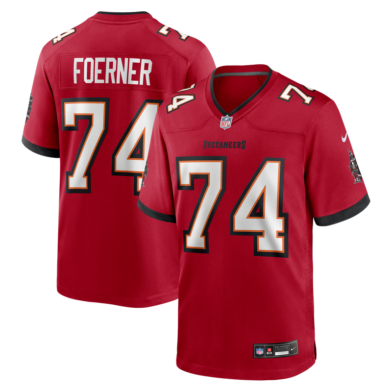 Tampa Bay Buccaneers Marshall Foerner Red jersey – view 1