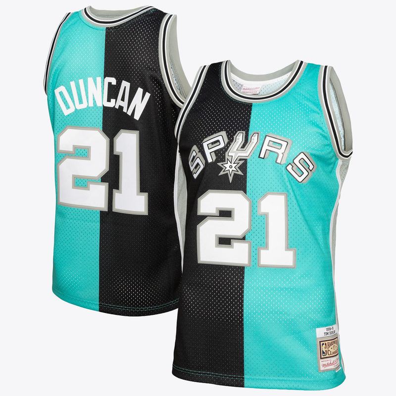 San Antonio Spurs Black/Teal jersey – view 1